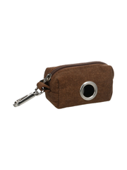 Suede Poop Bag Holder – Espresso
