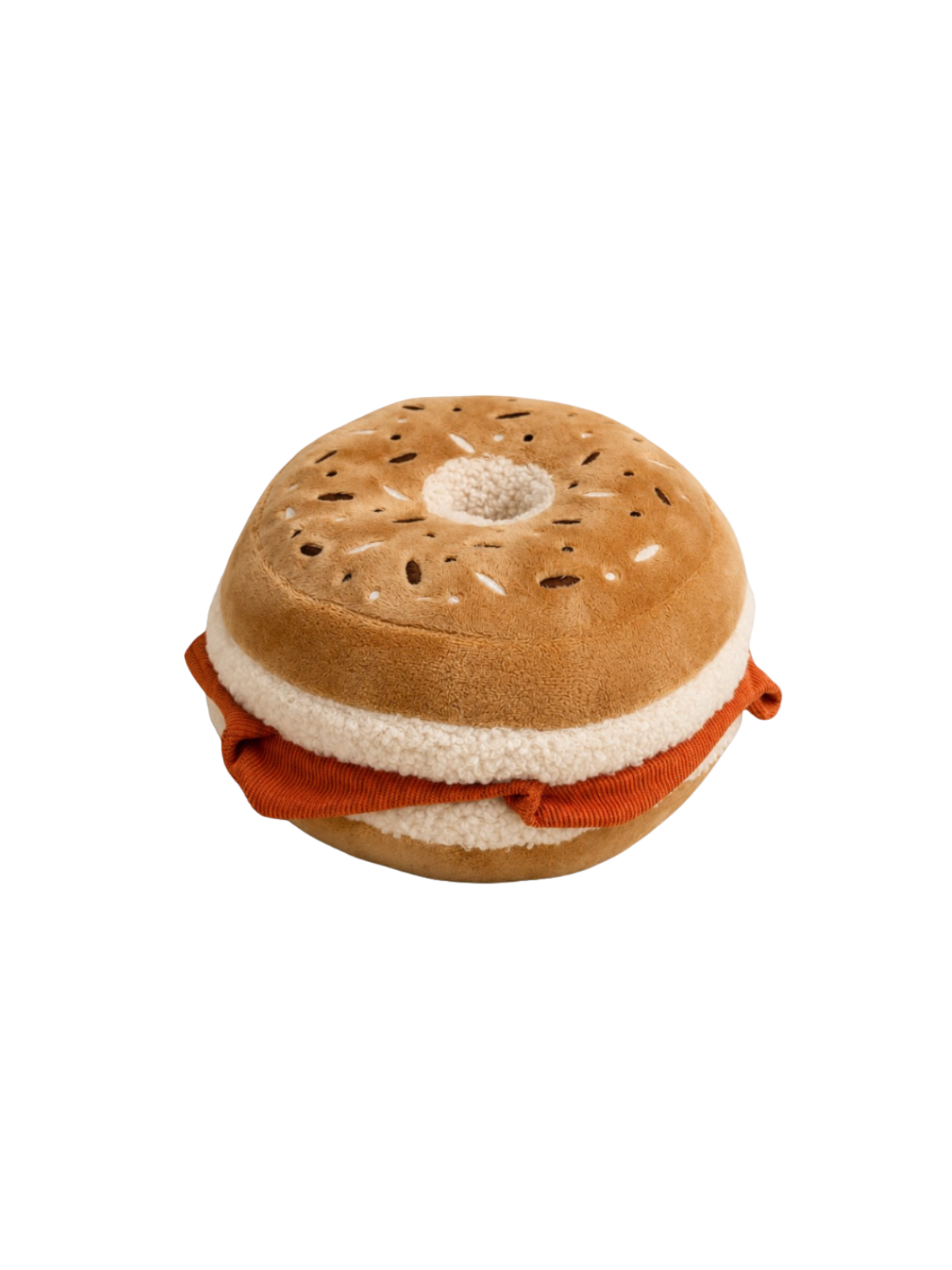 Salmon & Cream Cheese Bagel Interactive Dog Toy