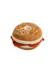Salmon & Cream Cheese Bagel Interactive Dog Toy