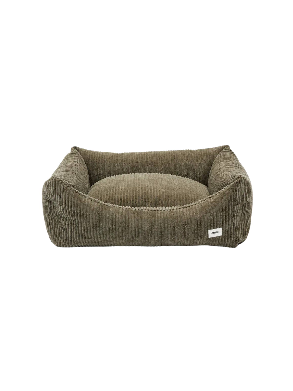 Snozy Dog Bed Cushion – Green Corduroy