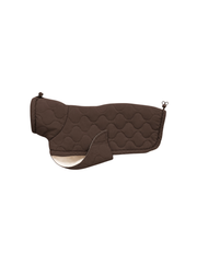 The Capsule Quilted Dog Coat – Chocolate