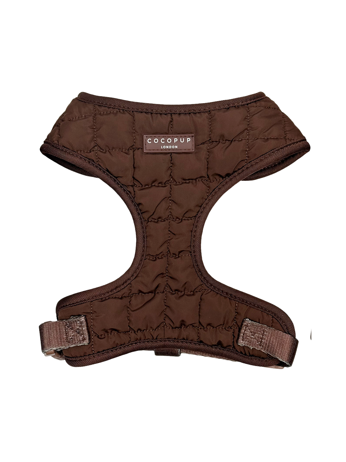 Quilted Adjustable Neck Harness – Espresso