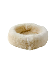 Sheep Donut Dog Bed – Shell Pearl