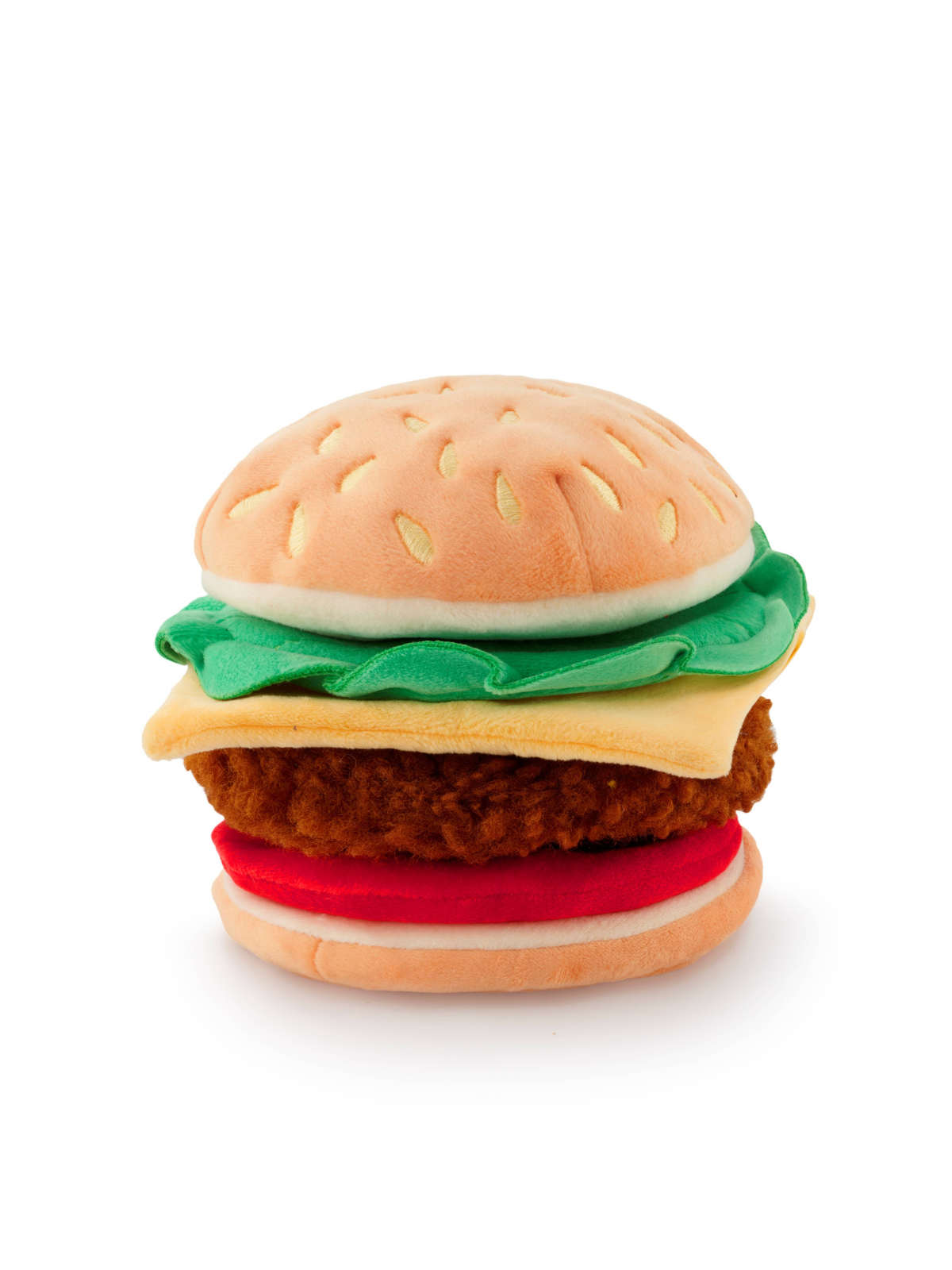 Cheeseburger Interactive Snuffle Dog Toy