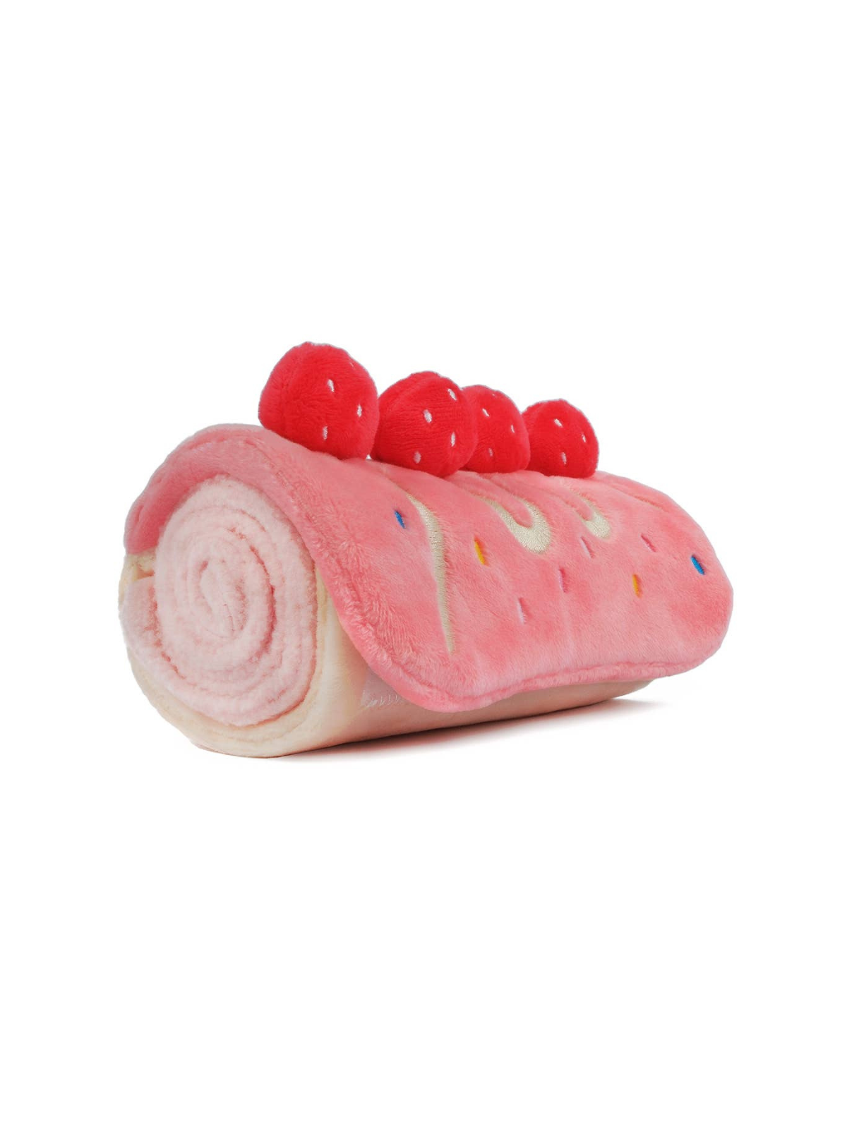 Strawberry Roll Cake Dog Puzzle Toy