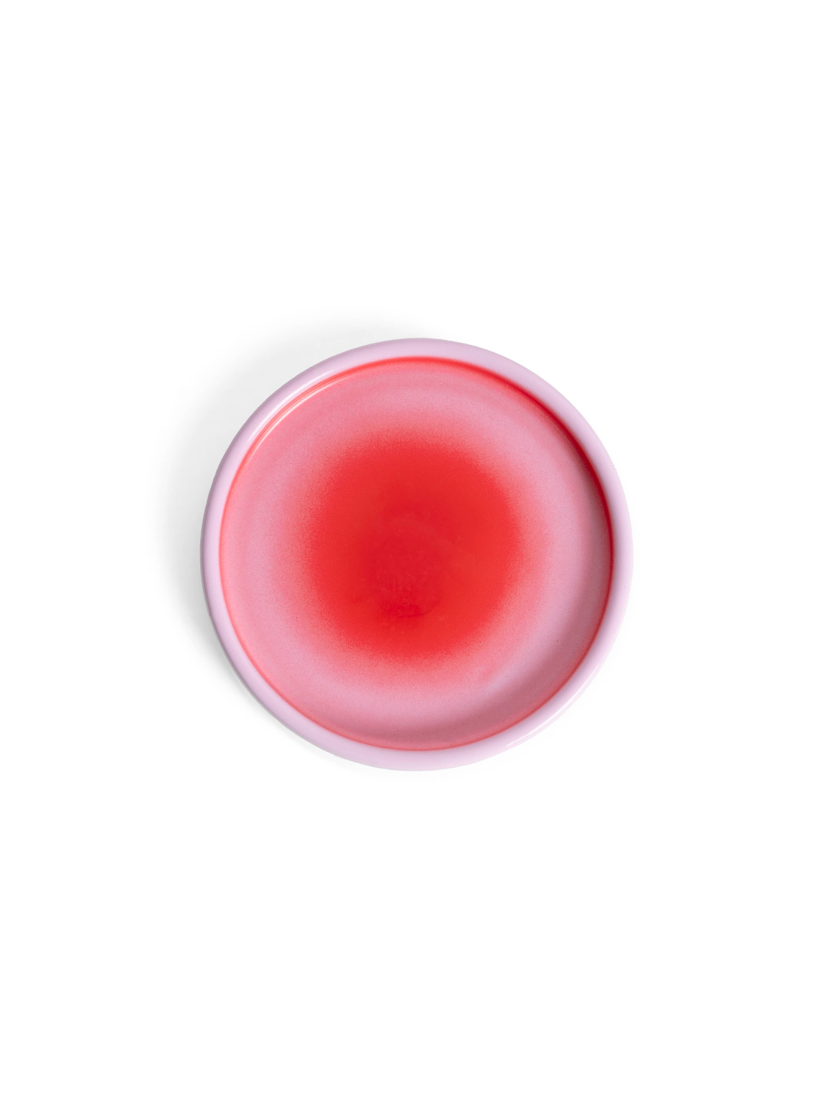 Gradient Food Plate – Pink