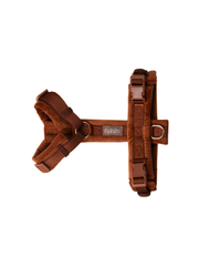 Velvet Dog Harness - Clay