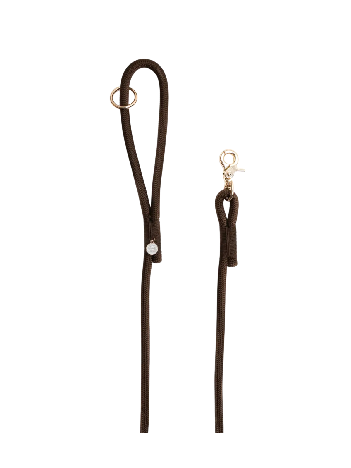Braided Rope Leash - Brown