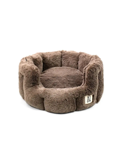 Supersoft Round Softbed – Dark Brown