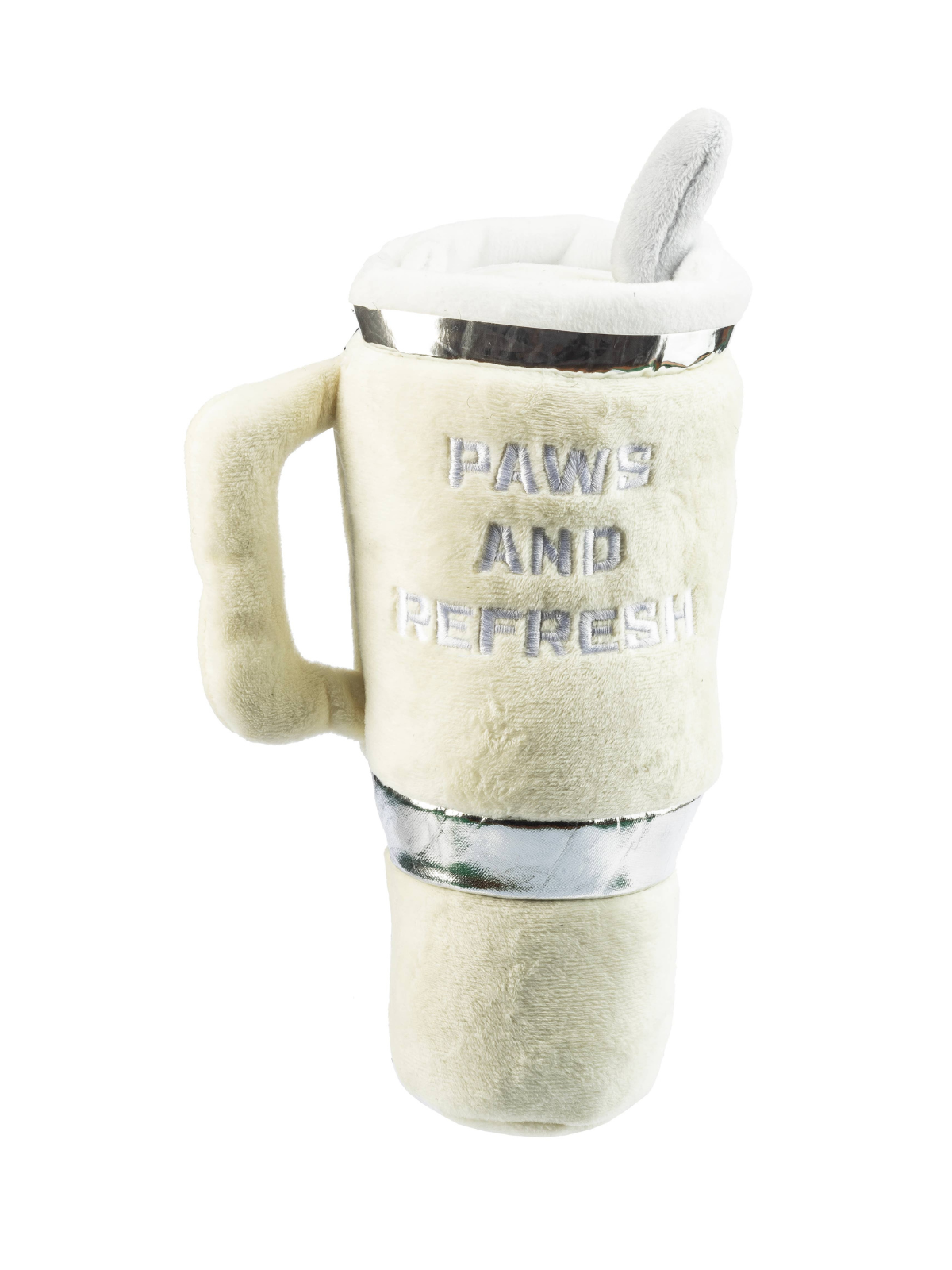 Snuggly Cup Dog Toy - Ivory