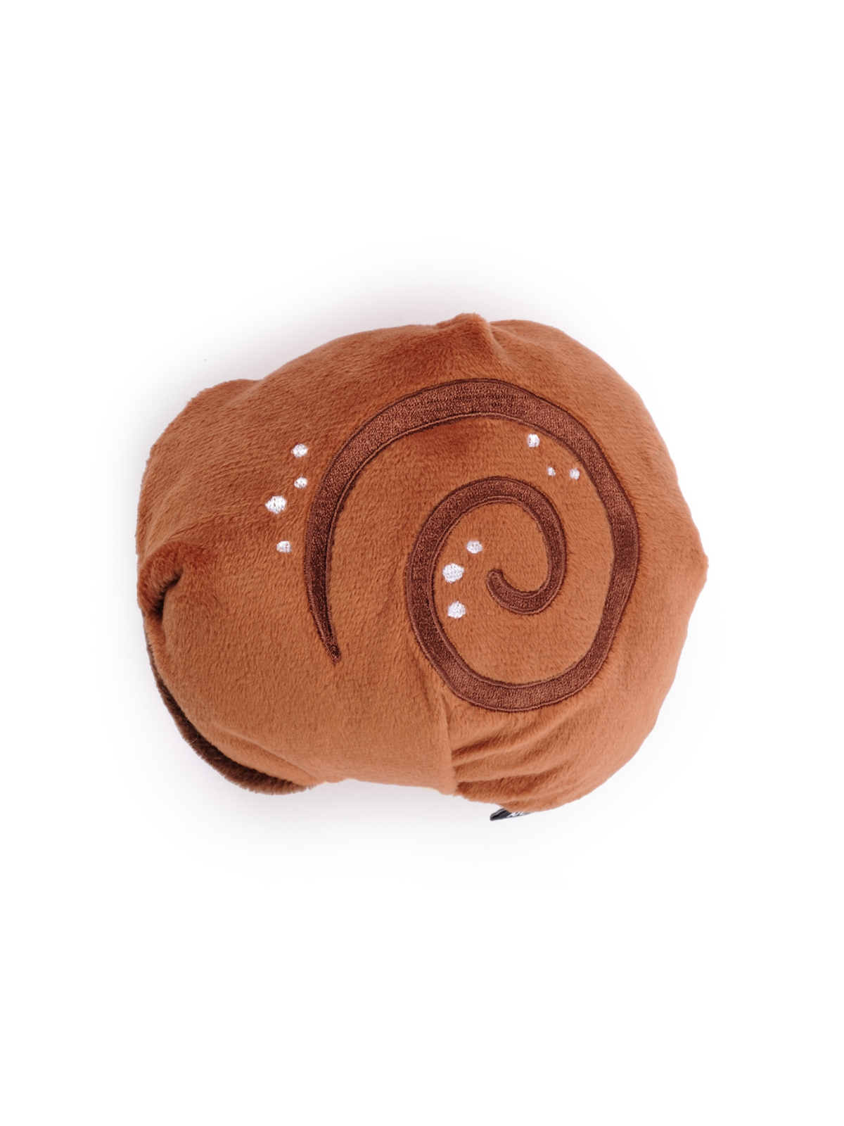 Cinnamon Roll Squeaky Snuffle Dog Toy