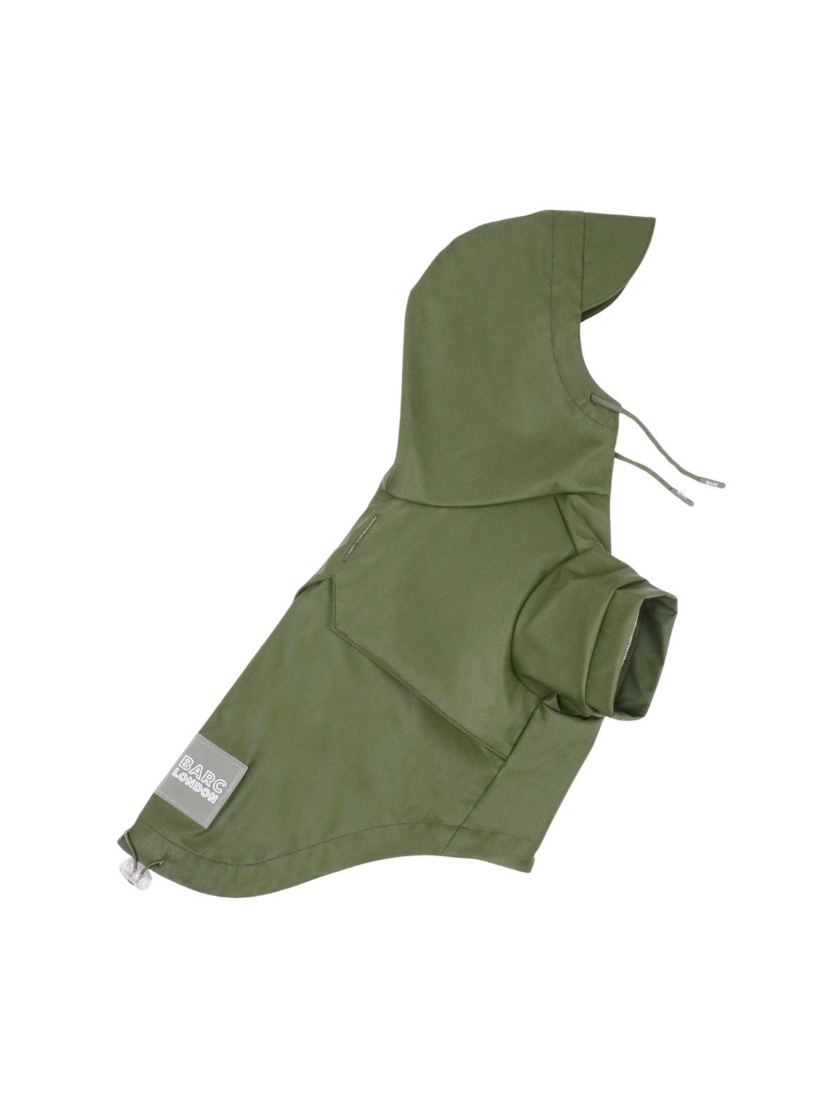 Waterproof Recycled Dog Raincoat - Green