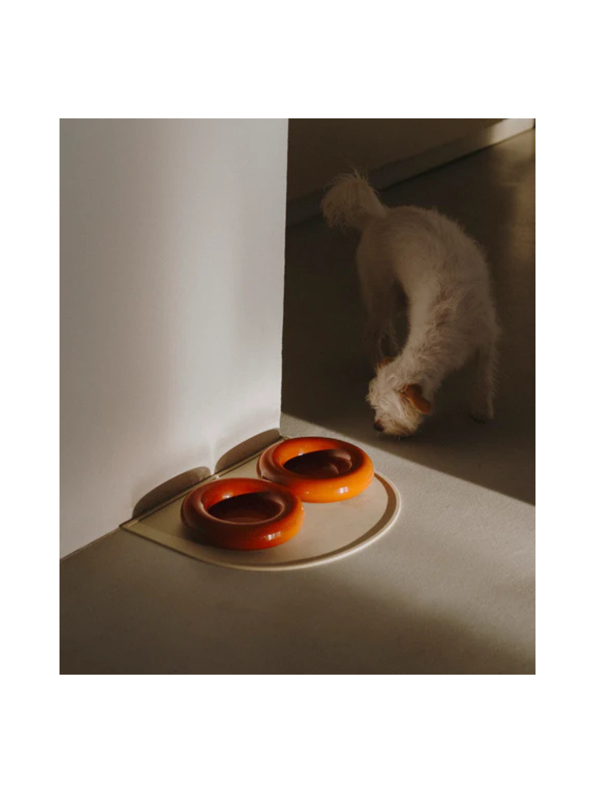 Ceramic Dog Bowl – Brown