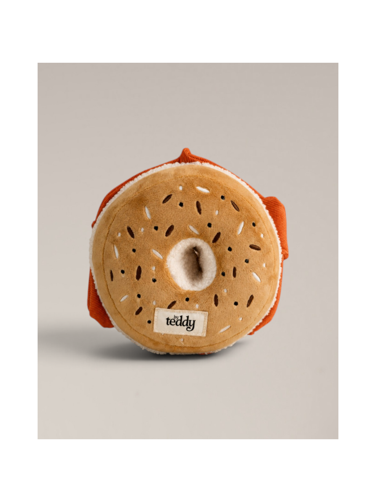 Salmon & Cream Cheese Bagel Interactive Dog Toy