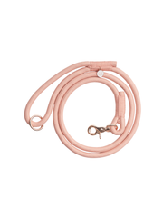 Braided Rope Leash - Powder Rose