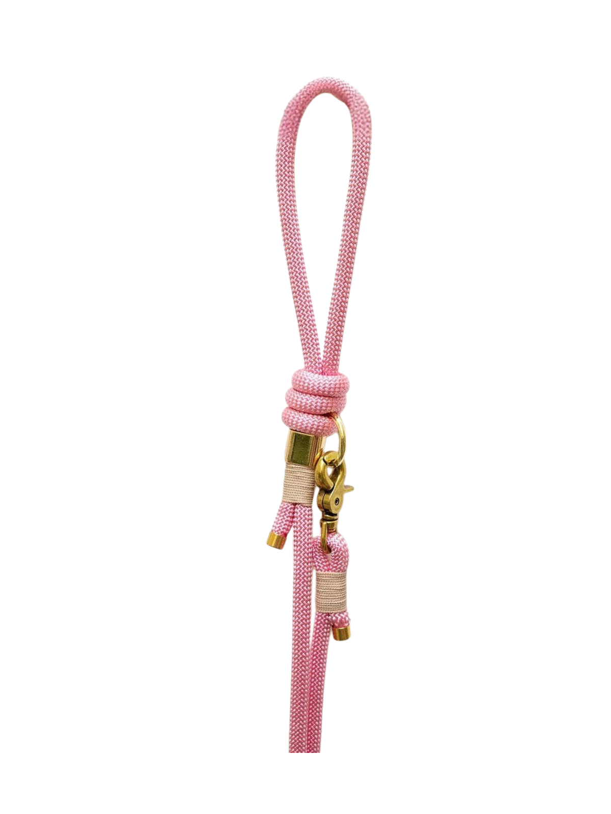 Simple Rope Leash – Pastel Pink