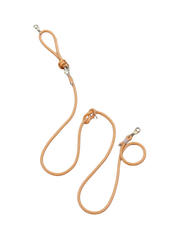Copper Hands-Free Leash – Silver Hardware
