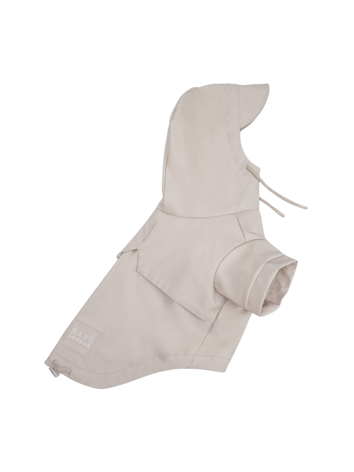 Waterproof Recycled Dog Raincoat - Neutral Beige