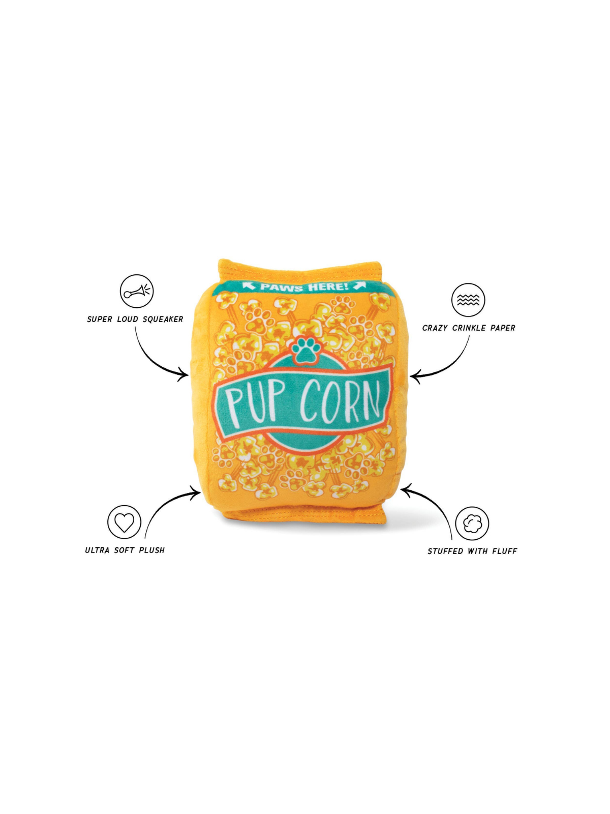 Pup Corn Microwave Bag