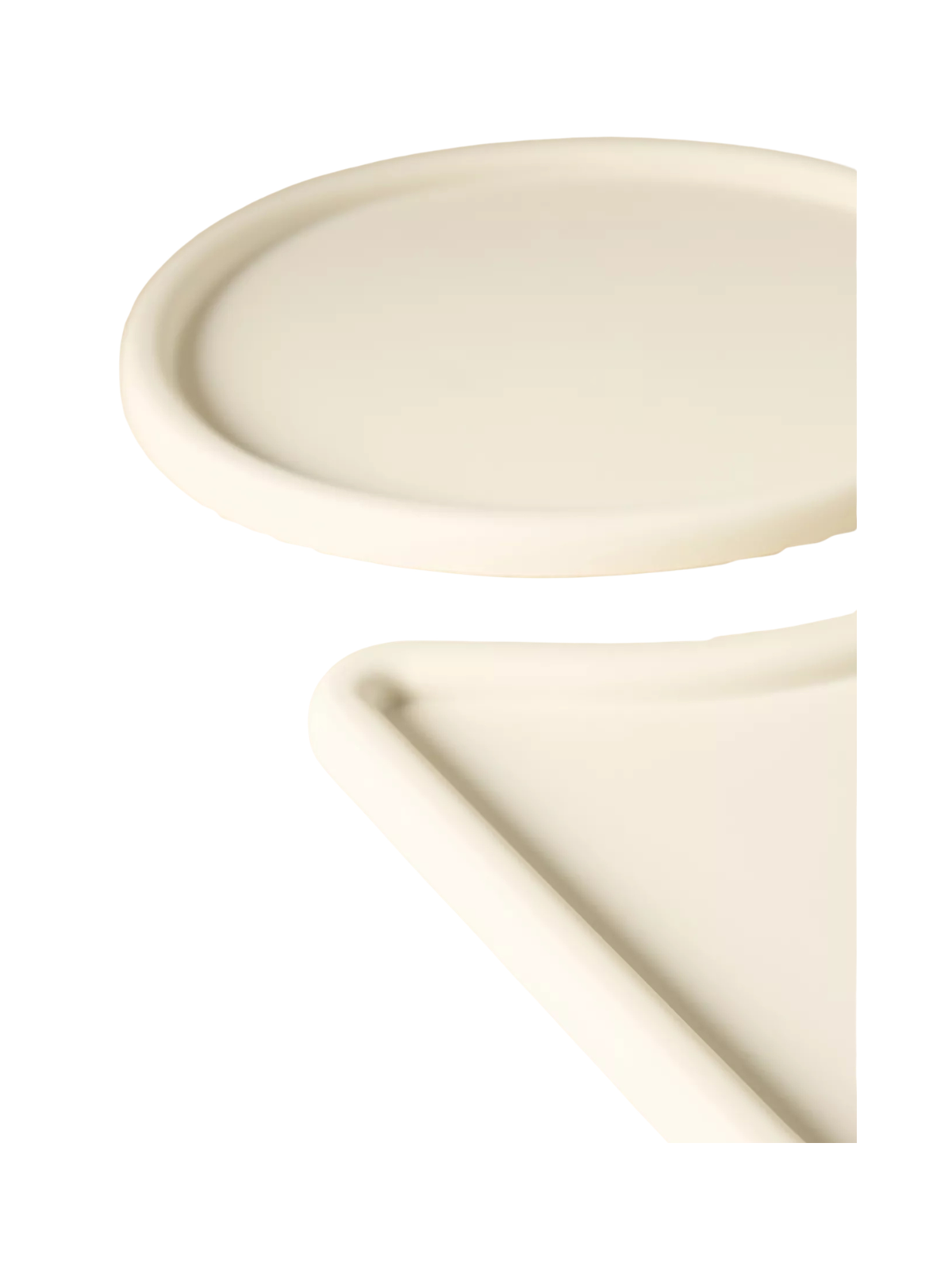 Drop Pet Food Bowl Mats – Sand (Set of 2)