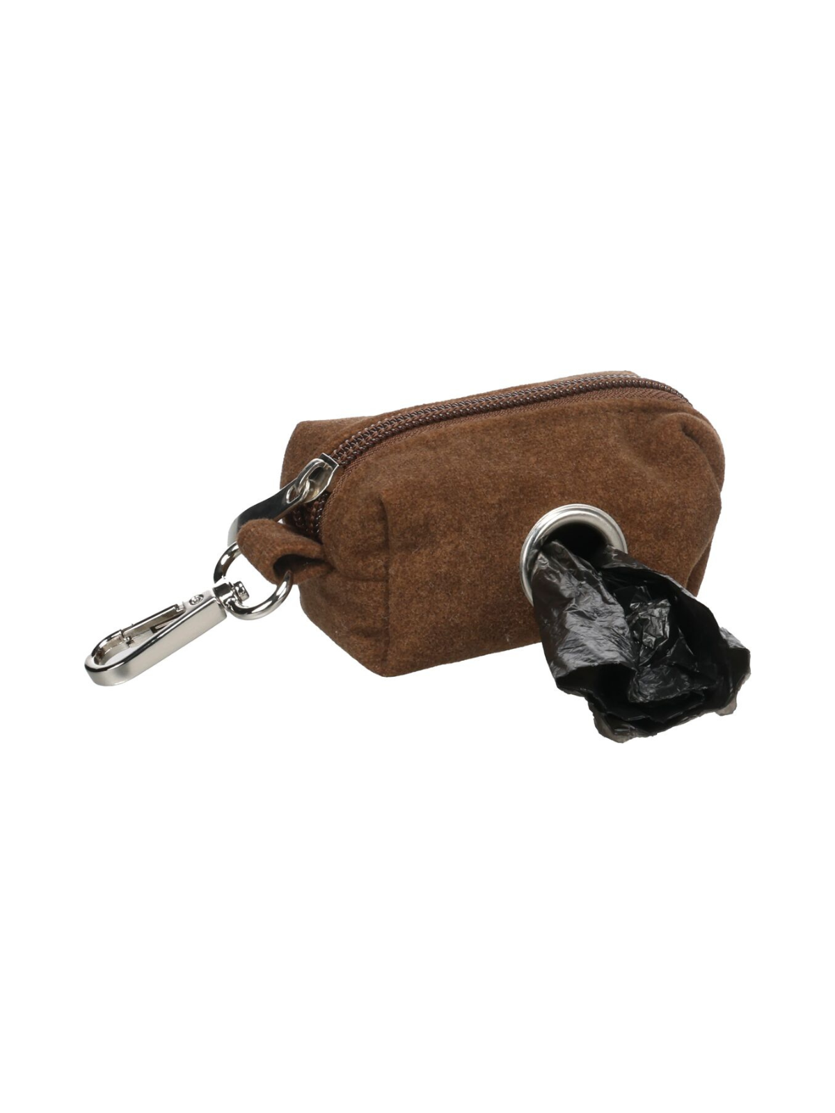 Suede Poop Bag Holder – Espresso