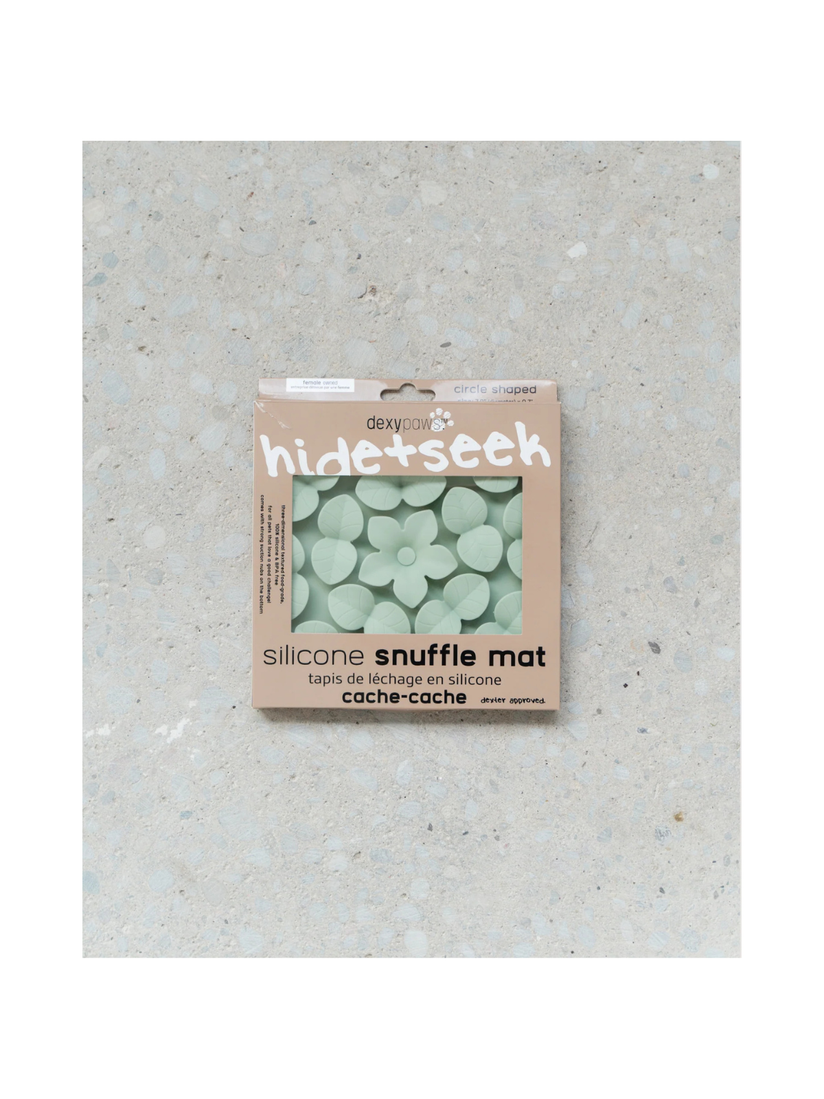 Circle Enrichment Snuffle Mat – Sage Green