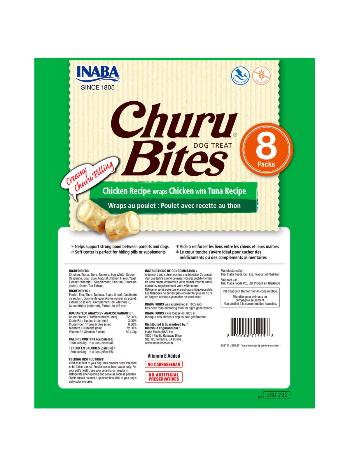 Churu Bites Chicken & Tuna Dog Treats