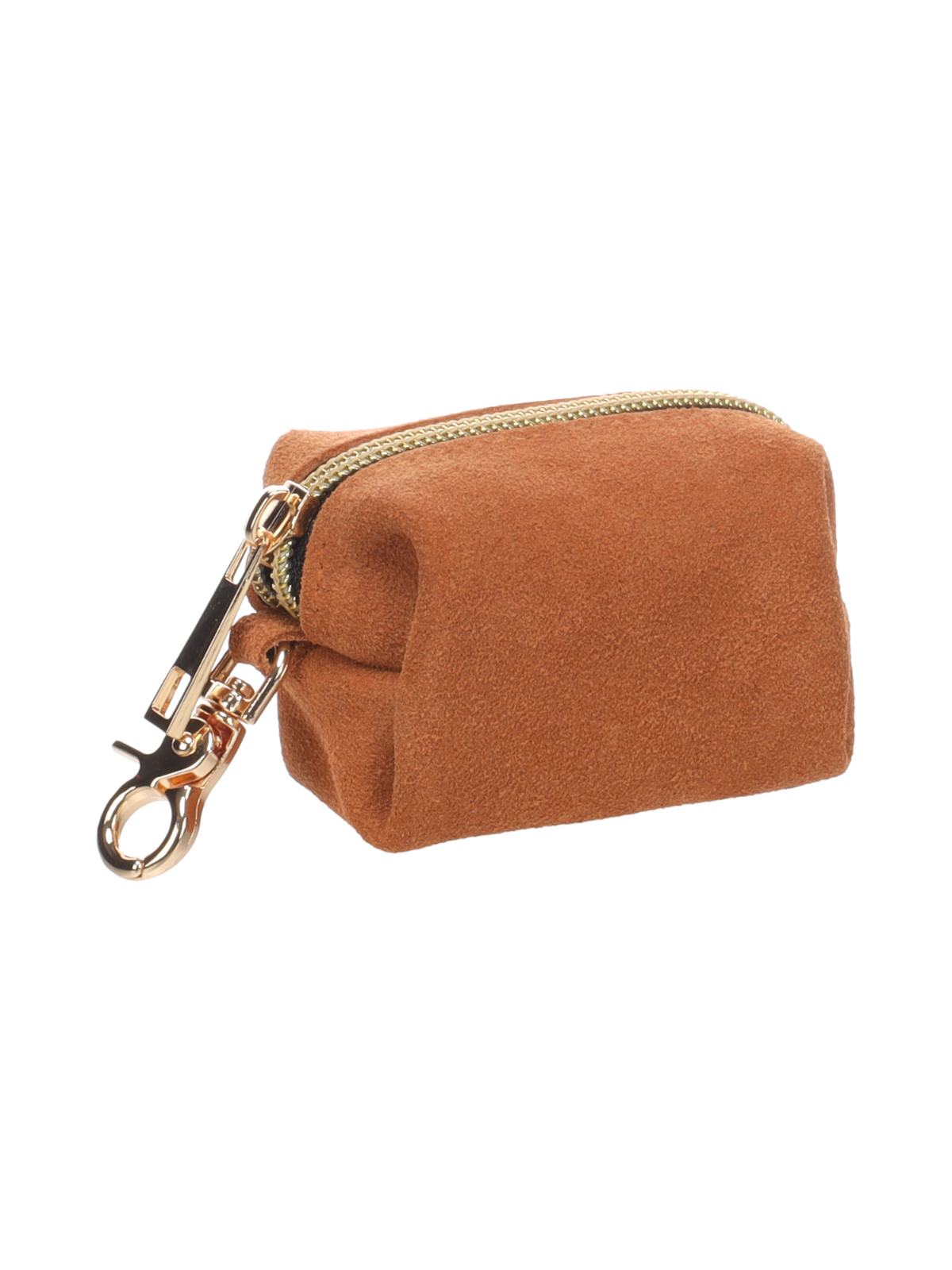 Leather Poop Bag Holder – Caramel
