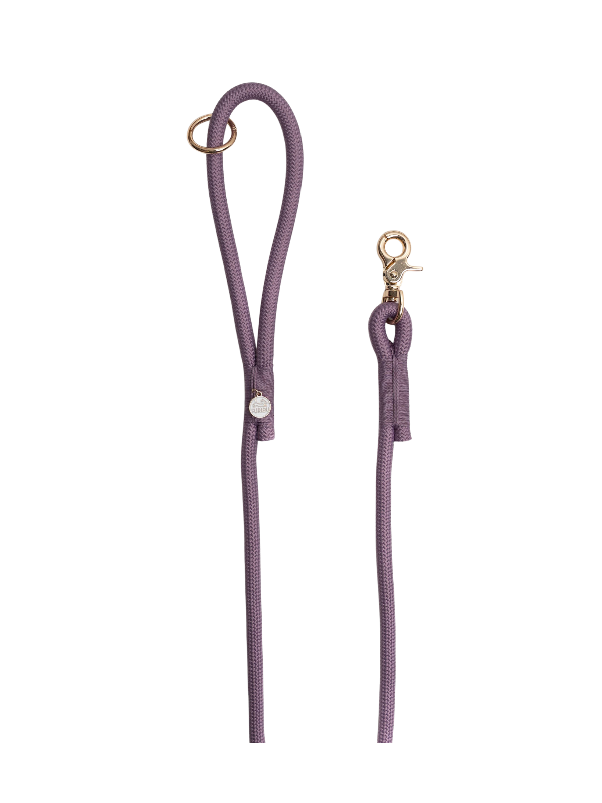 Braided Rope Leash – Lilac