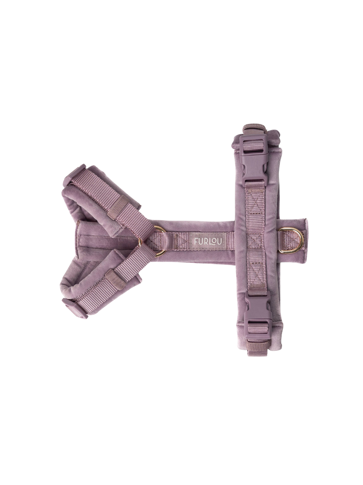 Velvet Dog Harness - Lilac