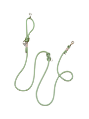 Matcha Hands-Free Leash – Silver Hardware