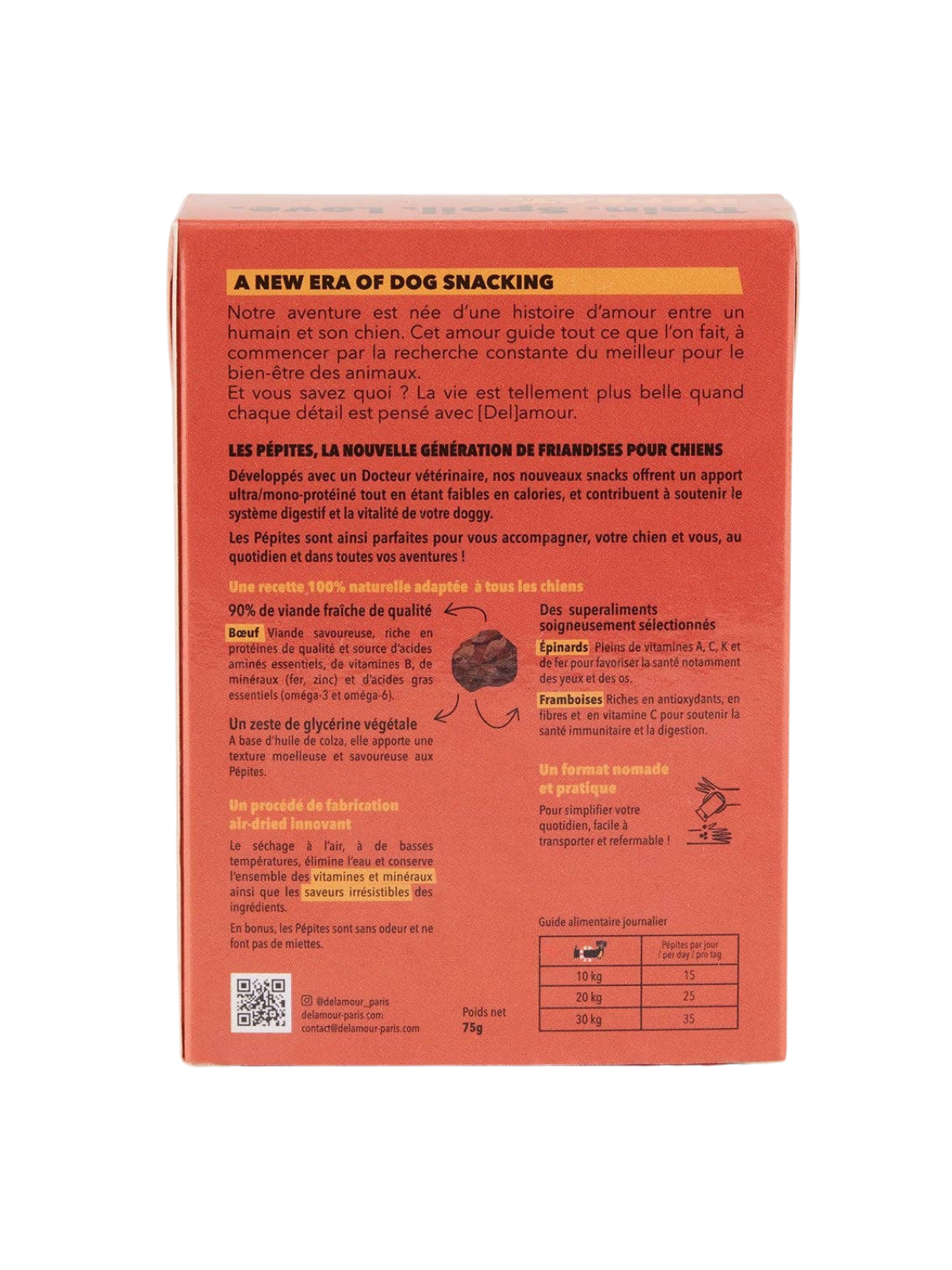 Les Pépites – Air-Dried Beef Snacks (75g)