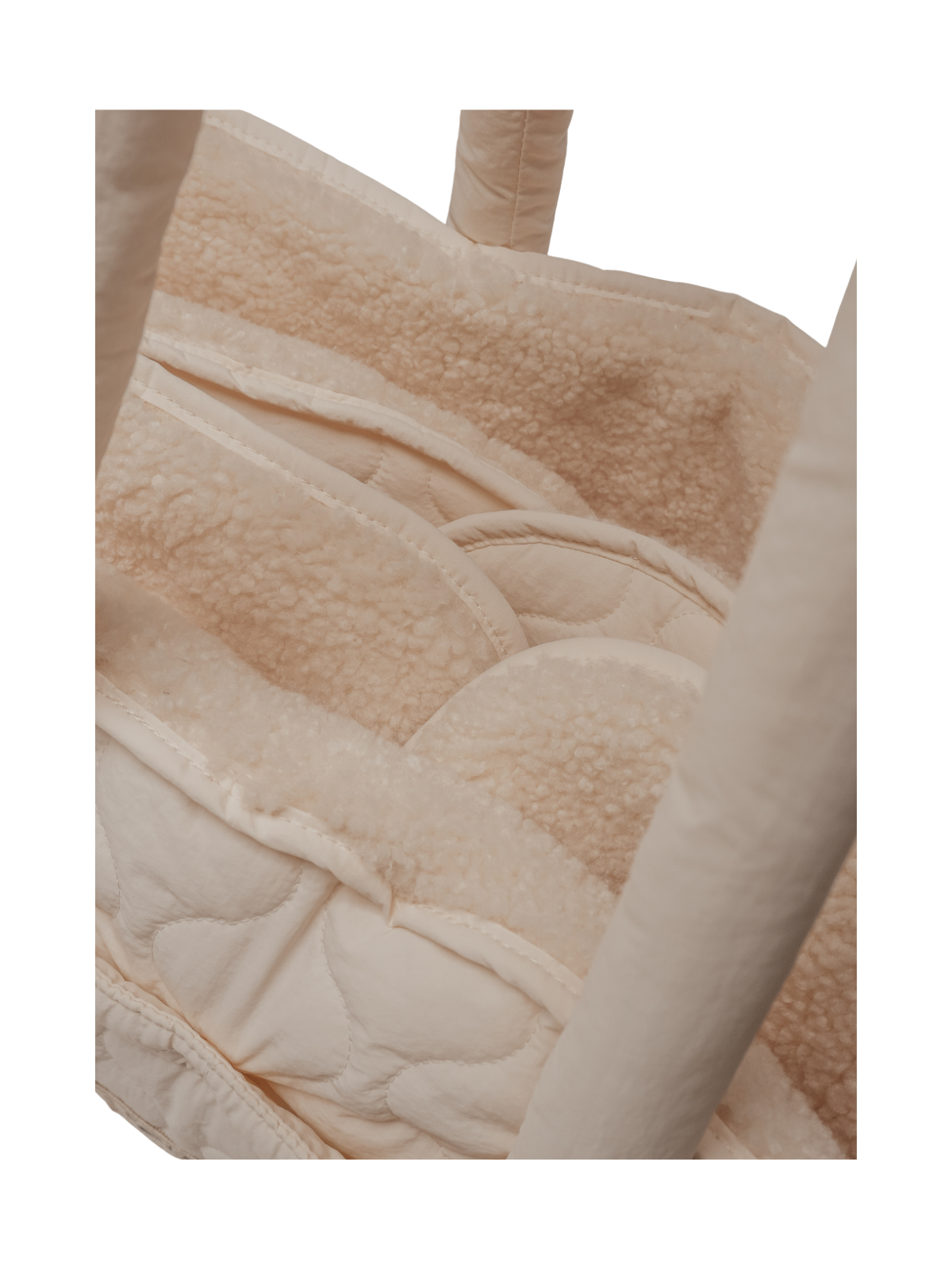 Quilted Settle Mat Tote – Marshmallow