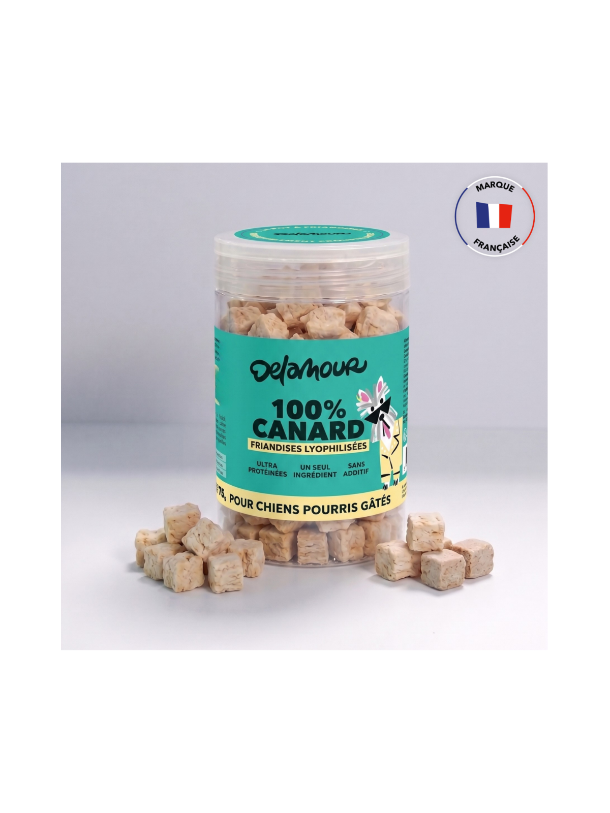 Les Lyophilisées Freeze-Dried Duck Dog Treats