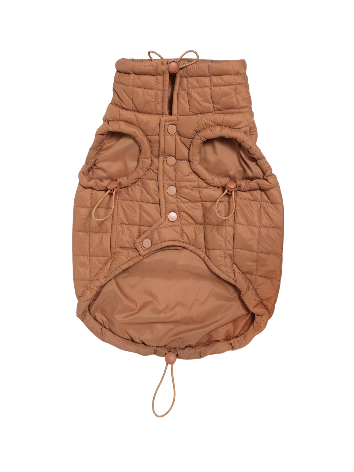 Easy Fit Dog Jacket – Camel Lightweight Quilted Jacket