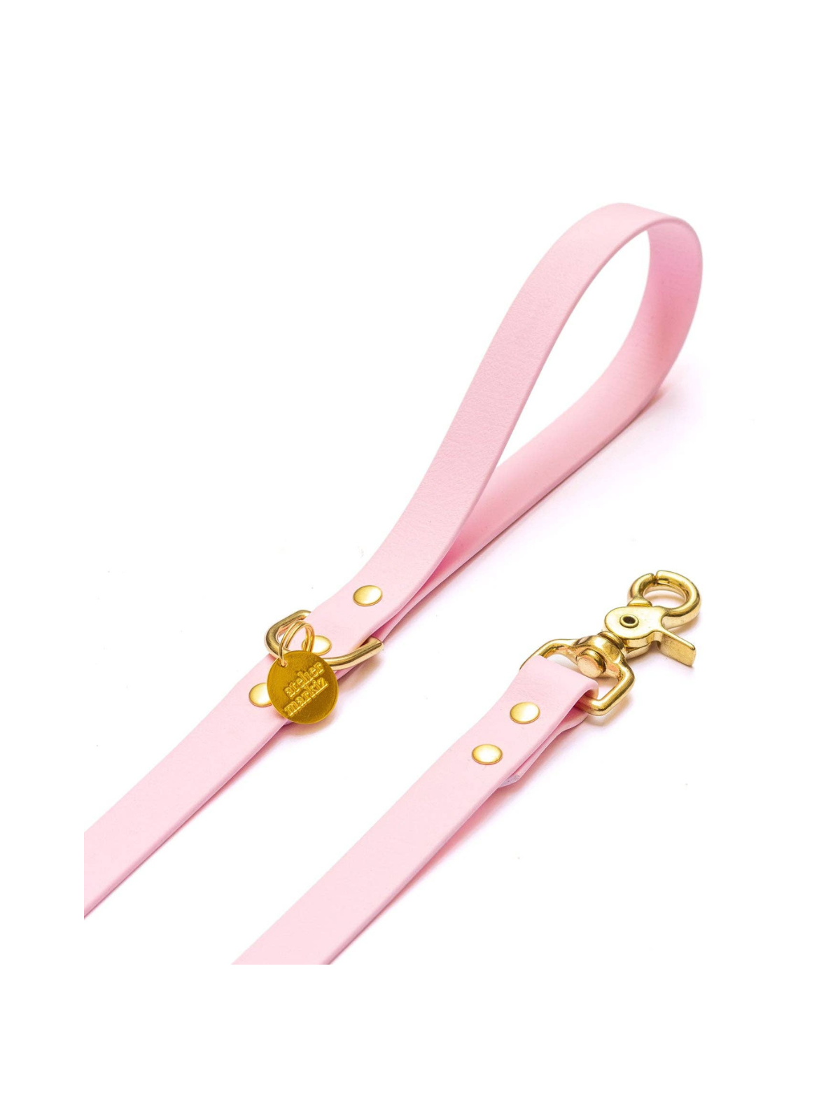 Hands-Free Biothane Leash – Blush Pink
