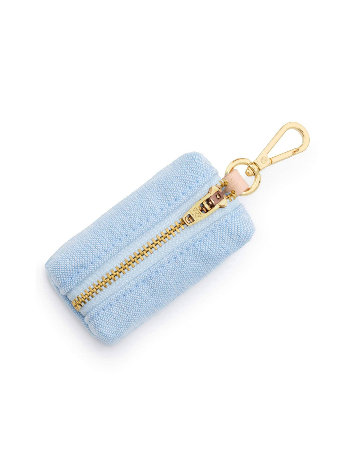 Blue Chambray Canvas Waste Bag Holder
