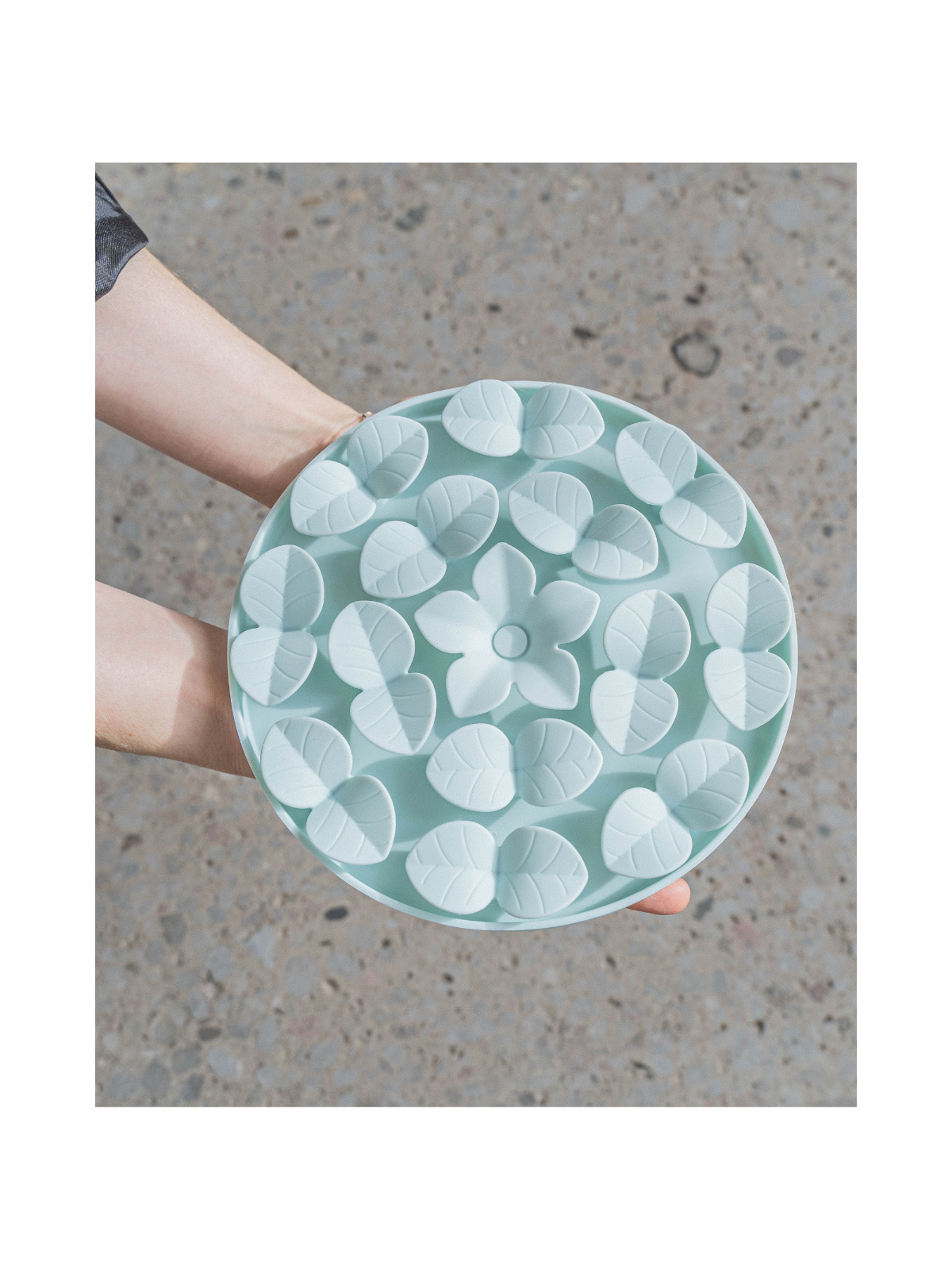 Circle Enrichment Snuffle Mat – Sky Blue