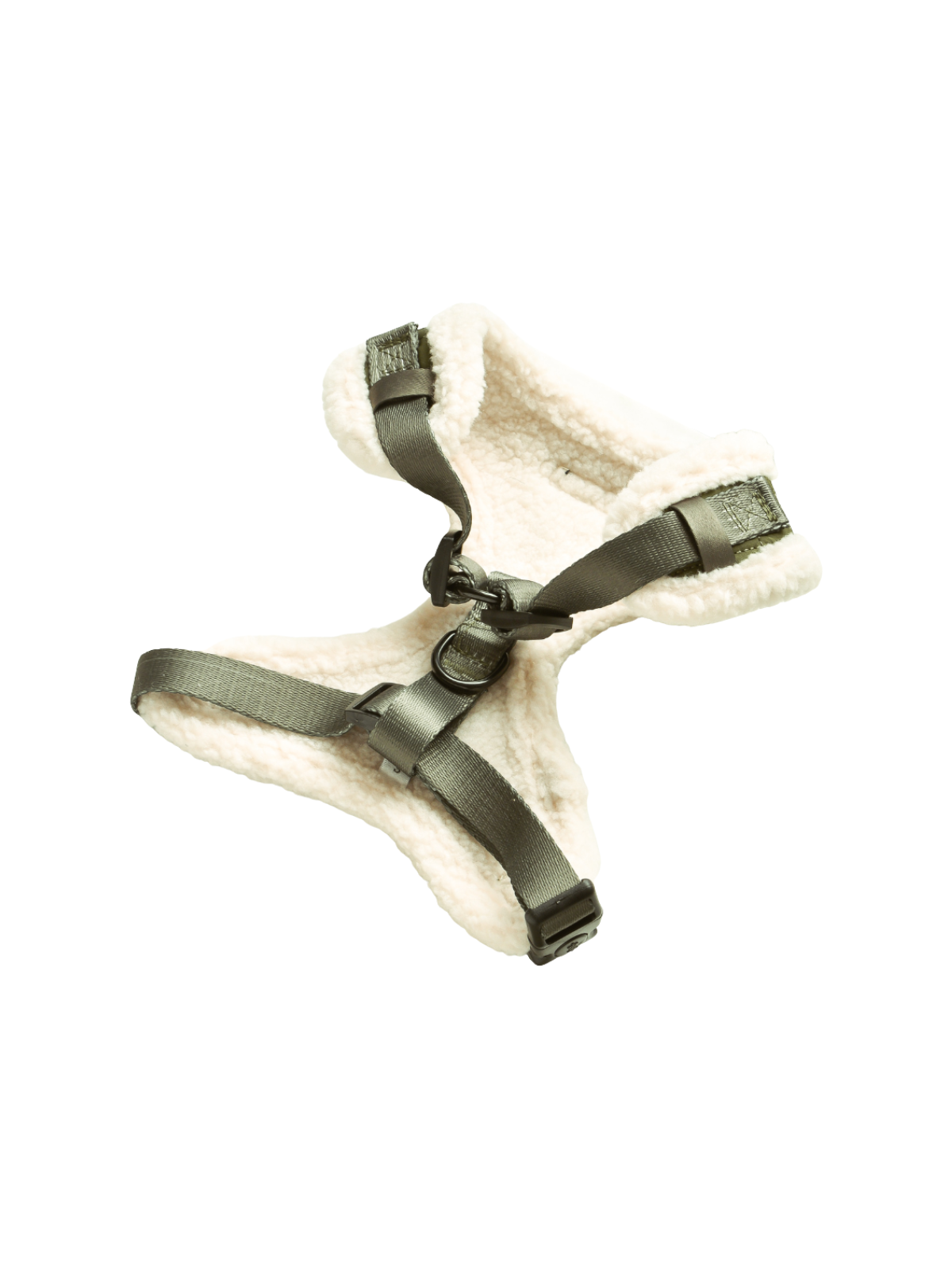 Quilted Adjustable Neck Harness – Khaki