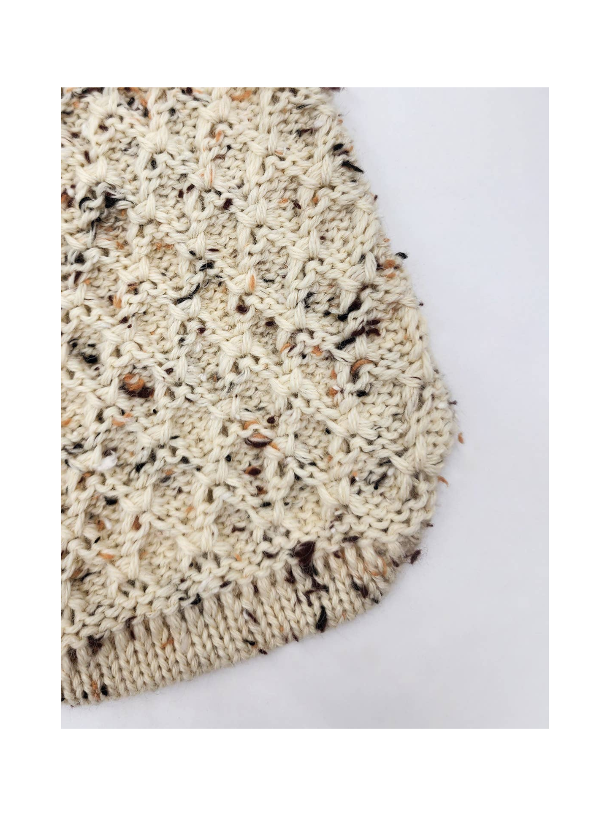 Speckled Ivory Alpaca Dog Sweater