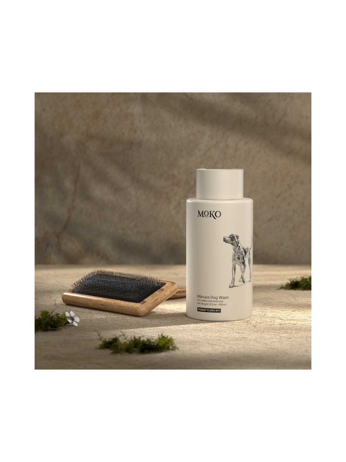 Bamboo Pin Dog Brush