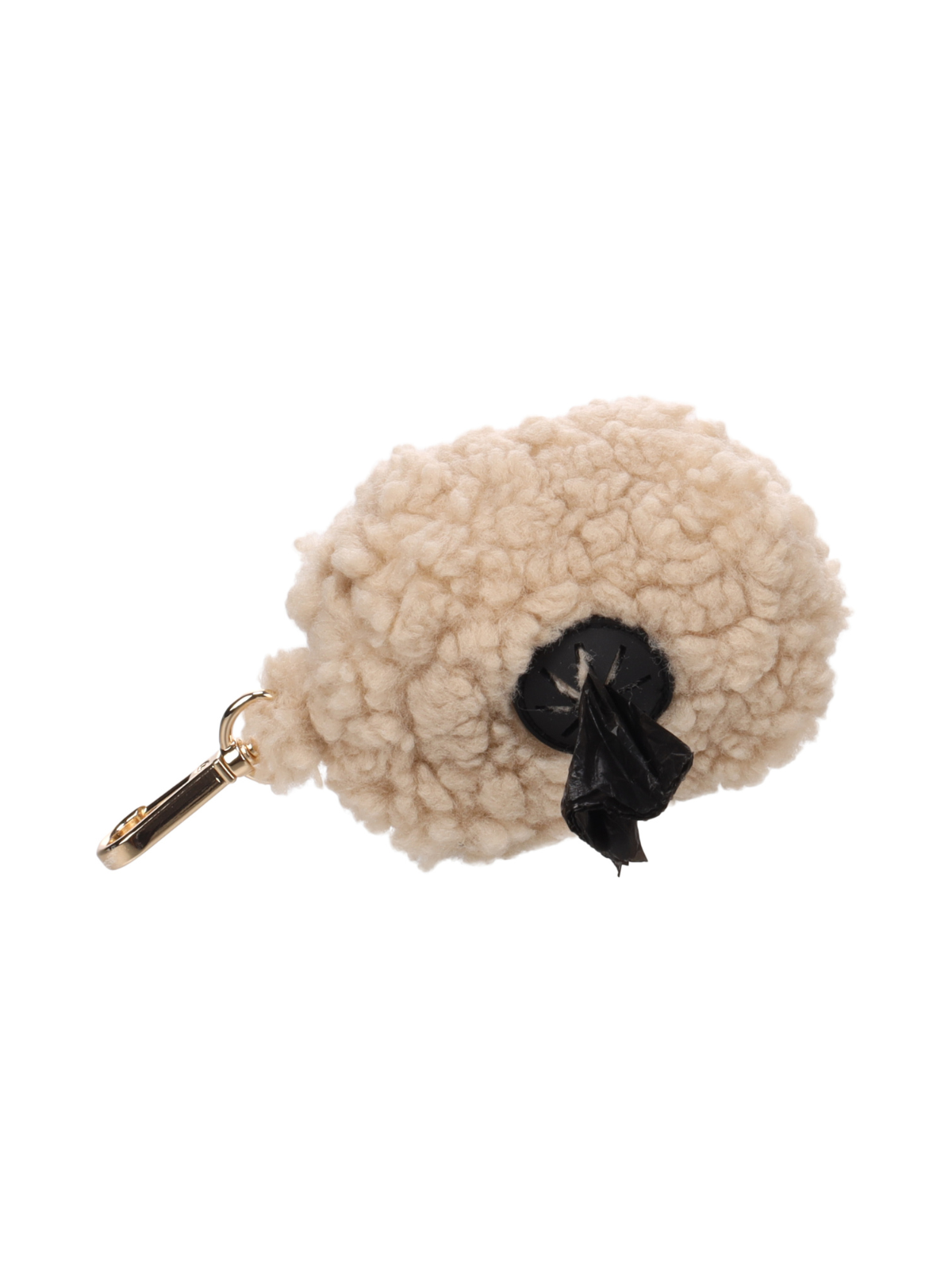 Pookie Poop Bag Holder – Fleece Beige