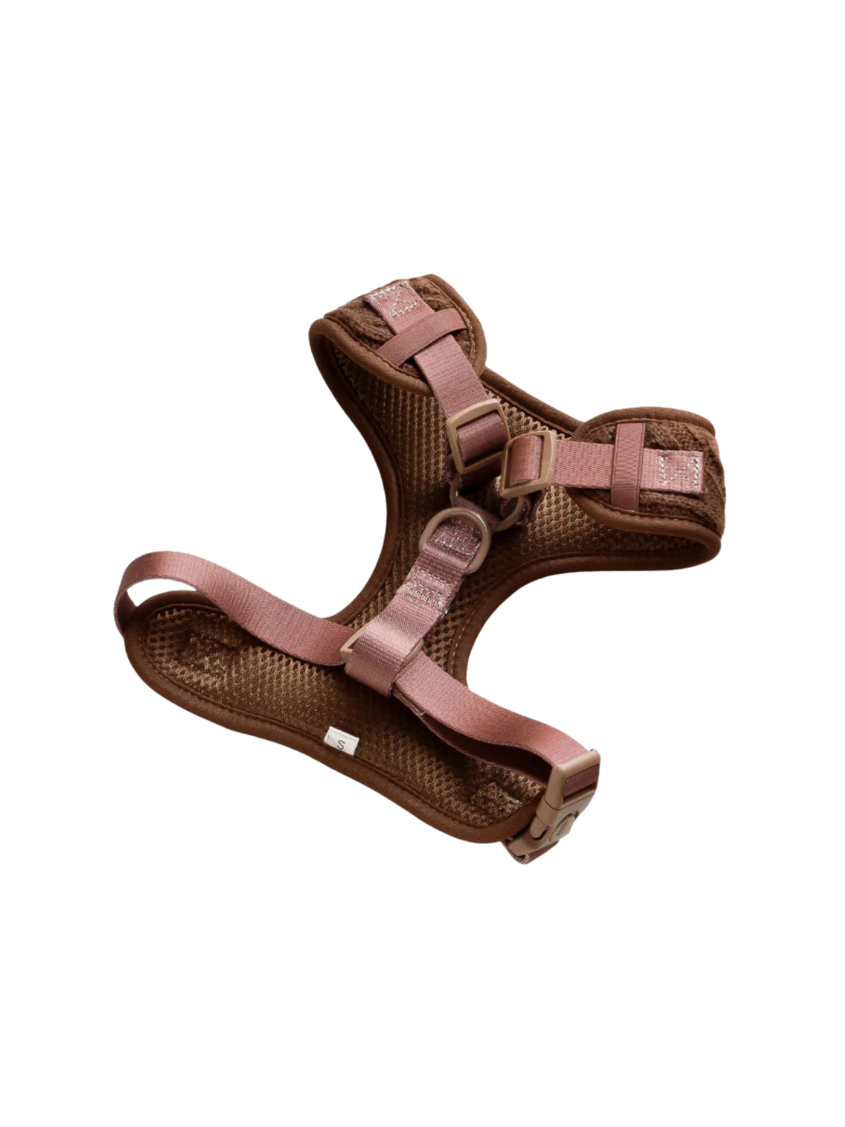 Cable Knit Jumper Adjustable Neck Harness - Hot Coco Brown