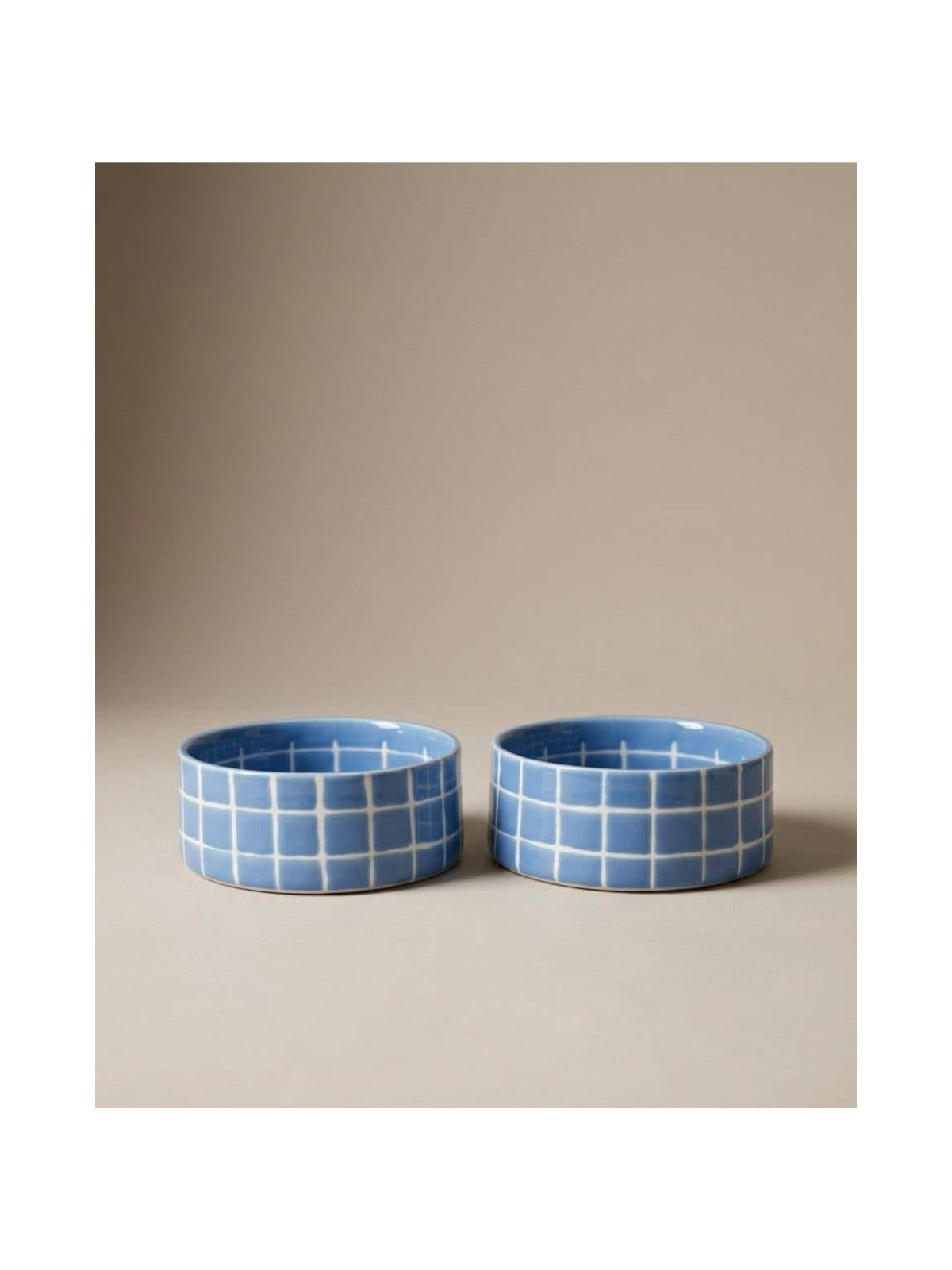 Pool Stoneware Pet Bowl – Blue Sky