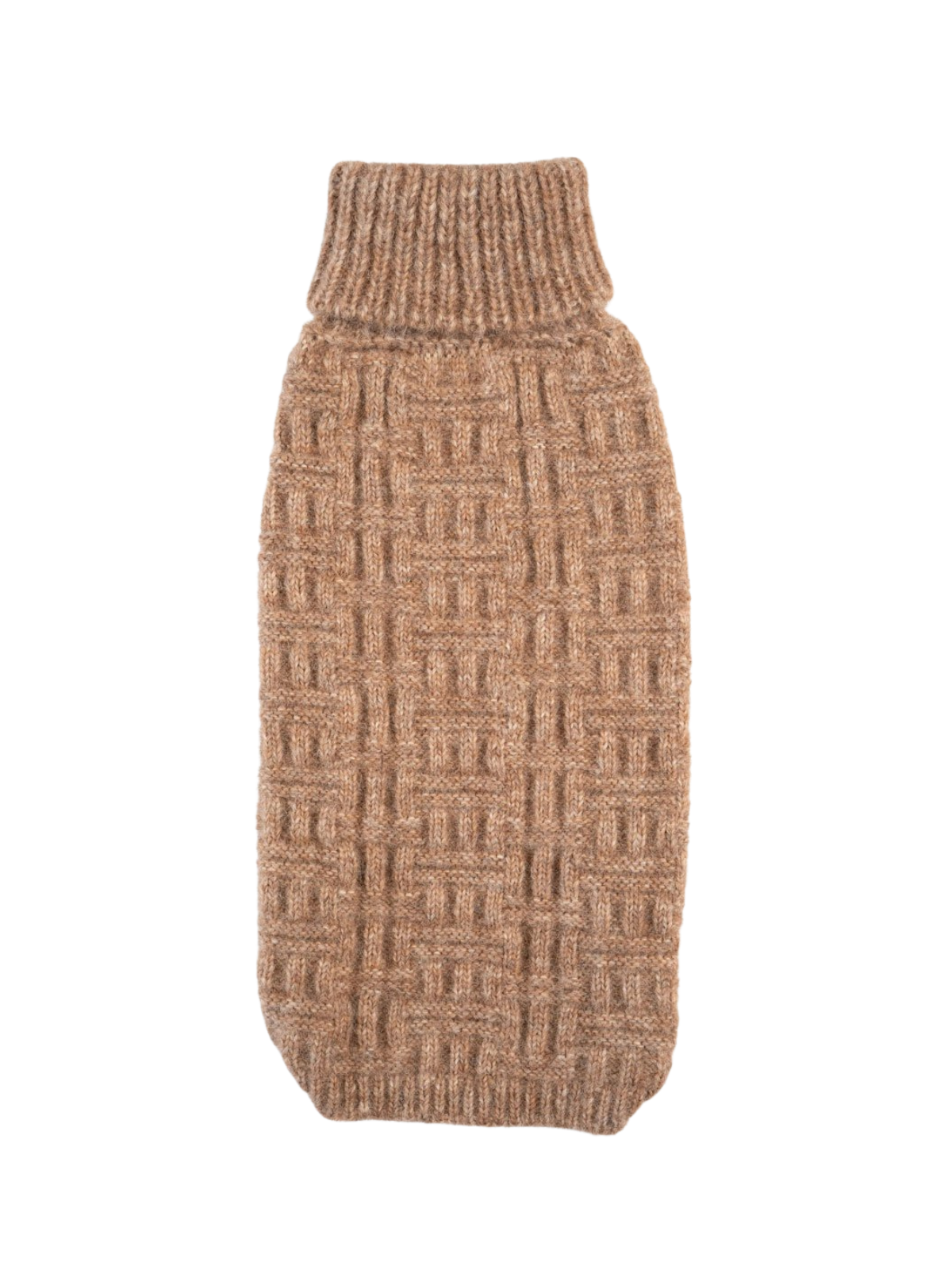 Basket Knit Dog Sweater – Golden Heather