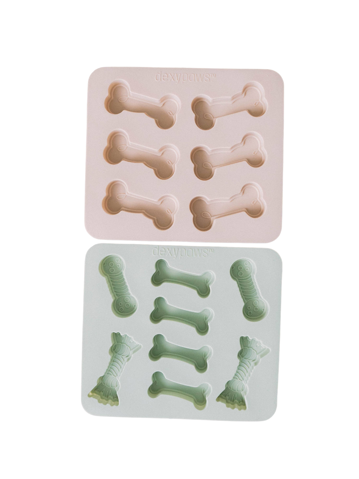 3 Piece Silicone Treat Mould Set with Spatula