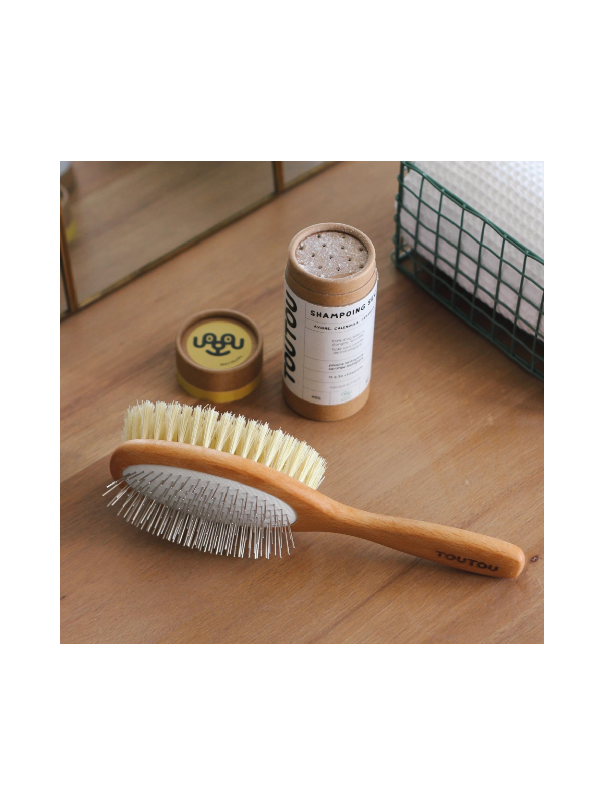 Double-Sided Brush For Long and Medium-Length Hair