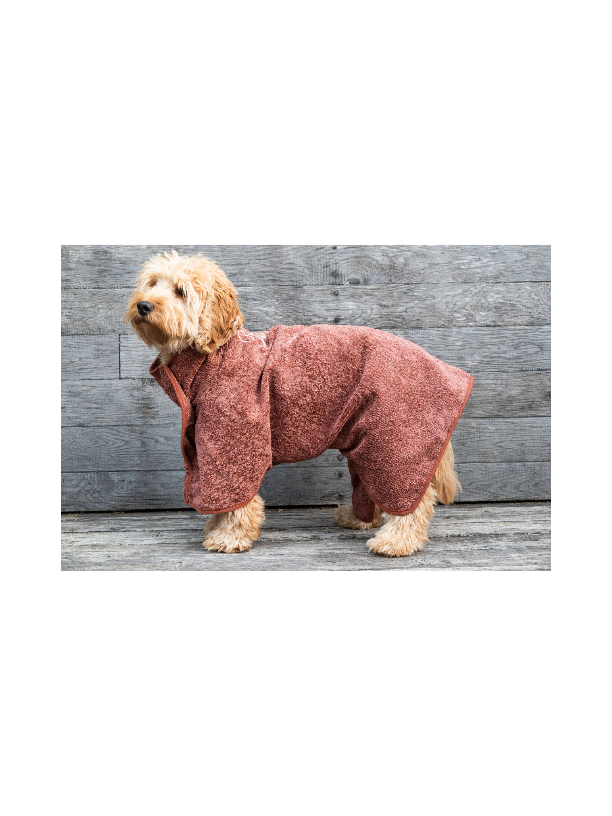 Dog Bathrobe – Brown