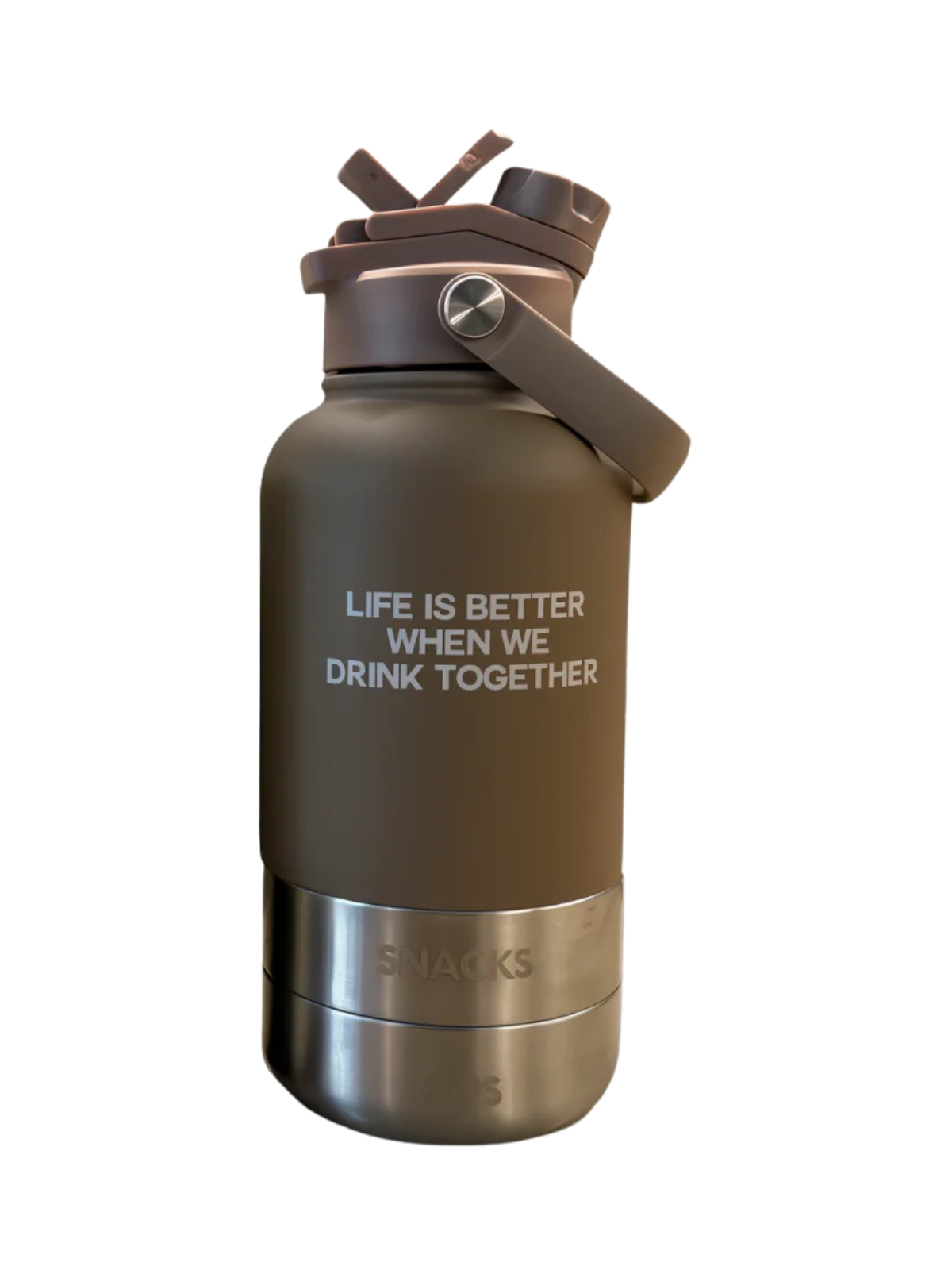 The Bowl Bottle - 3-in-1 Travel Bottle - Chocolate
