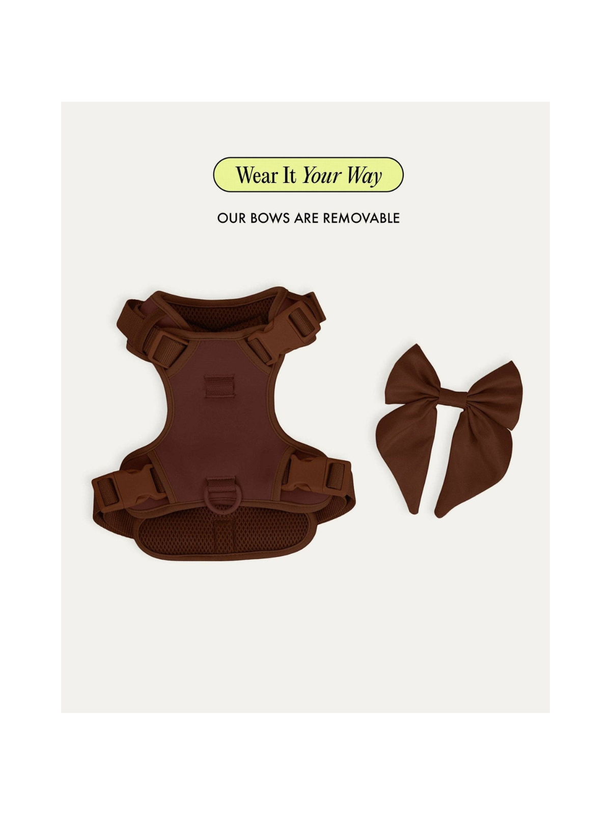 Wander! Bow Harness 2.0 – Cocoa